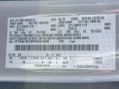 2023 Ford F-150 Lightning Platinum