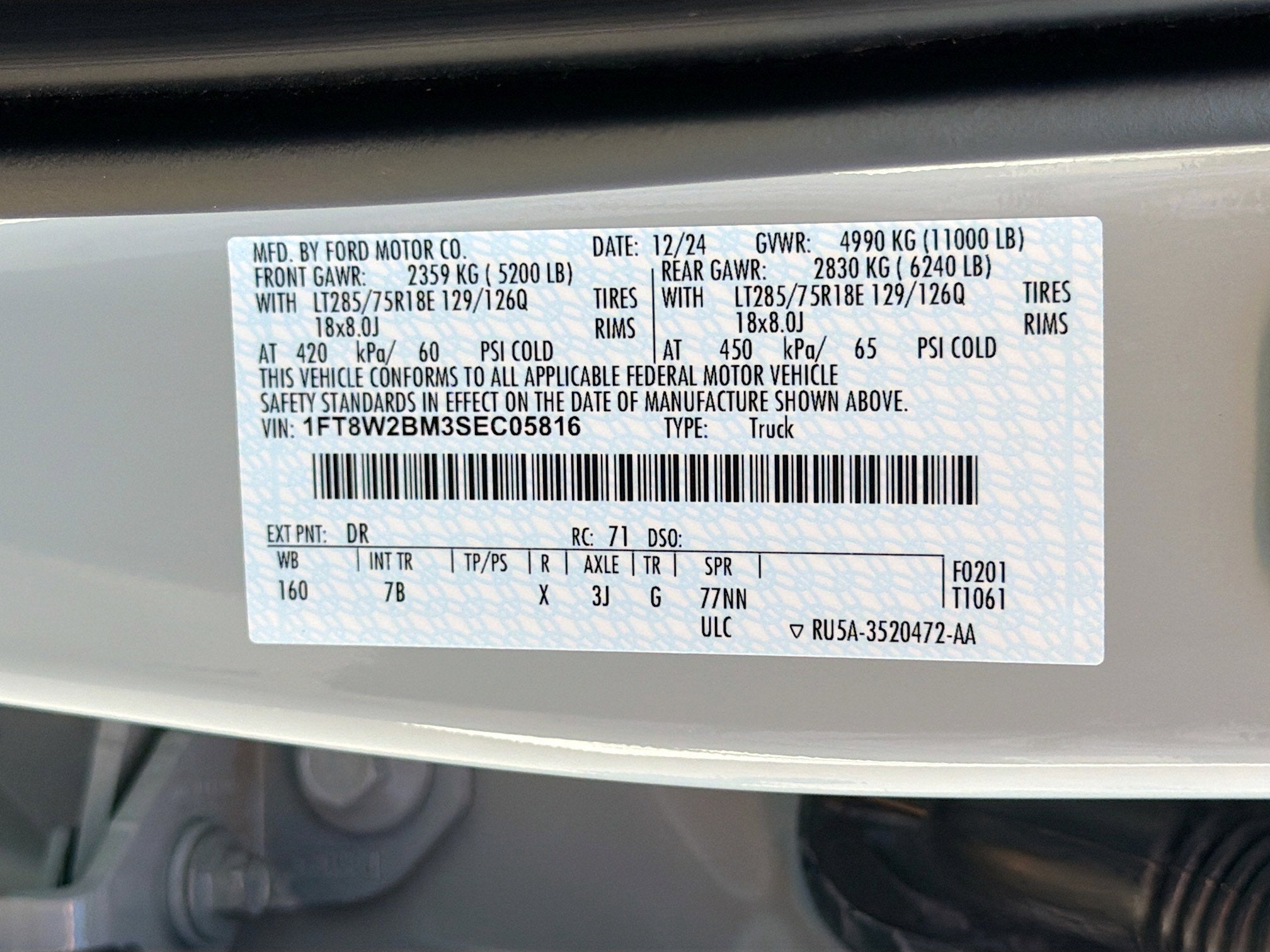 2025 Ford Super Duty F-250 SRW Platinum