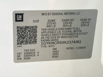 2019 Cadillac XT5 Luxury FWD