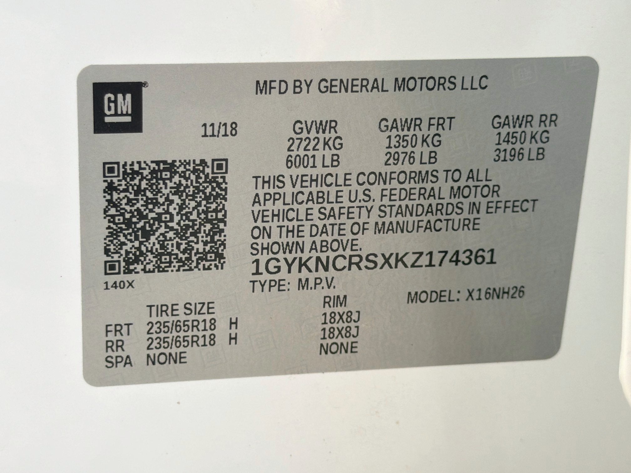 2019 Cadillac XT5 Luxury FWD