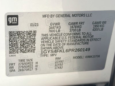 2023 Cadillac Escalade 4WD Sport