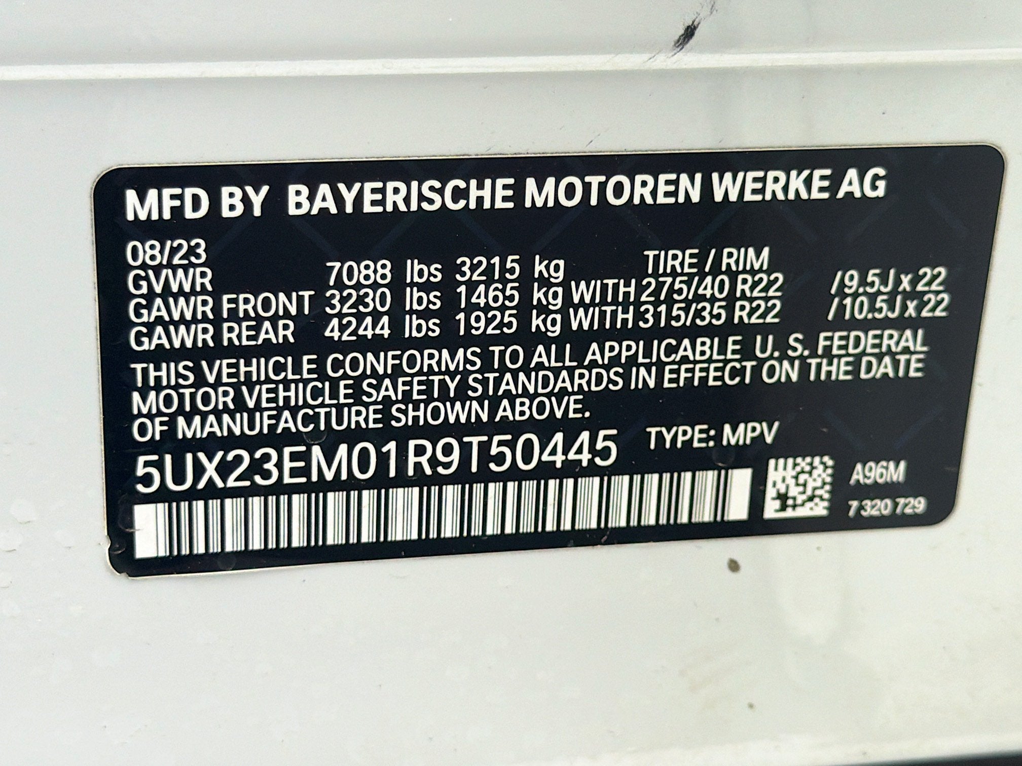 2024 BMW X7 xDrive40i