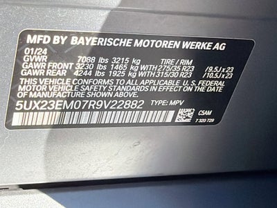 2024 BMW X7 xDrive40i