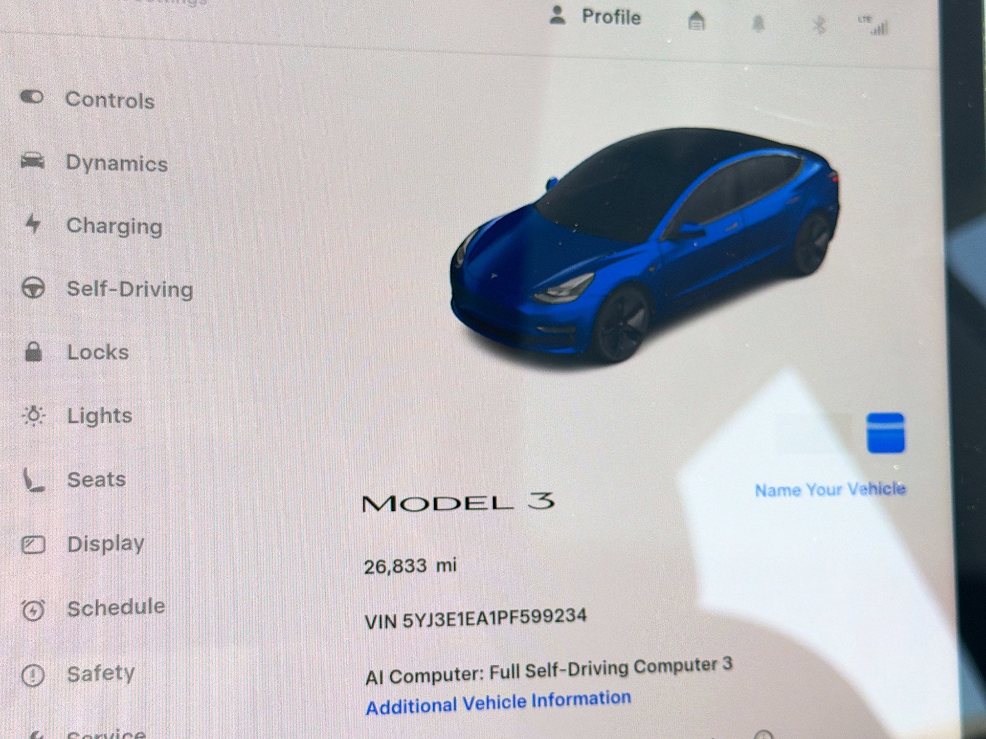 2023 Tesla Model 3 NA